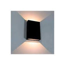 Arandela LED Facho Duplo Preta