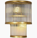 Arandela Cristal Lapidado Gold