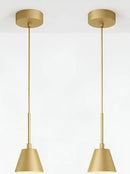Pendente Cone Metal Dourado Premium