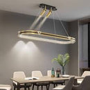Lustre LED Retangular para Mesa de Jantar