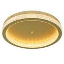 Plafon Dourado com Acrílico Leitoso