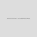 Lustre Redondo Cristal Elegance Gold