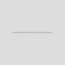 Lustre Moderno Linear LED Preto Fosco