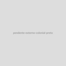 Pendente Externo Colonial Preto
