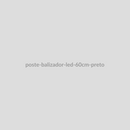 Poste Balizador LED 60cm Preto