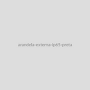 Arandela Externa IP65 Preta