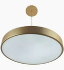 Pendente Orbital Dourado com LED Integrado